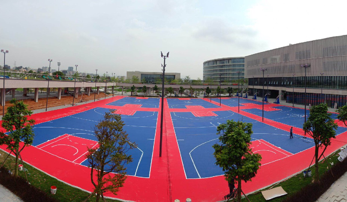 VIVO--NBA標準級別籃球場地順利完工